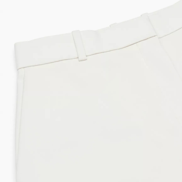 BABATON Agency Pant Crop Pleated Trouser Straight Leg Matte Pearl Straight Leg - Picture 8 of 15